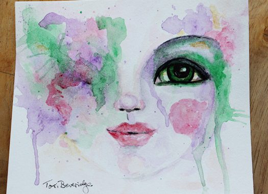Face10 Green Eyed Lady by Tori Beveridge2016